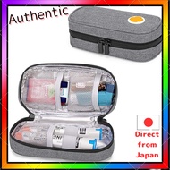 CURMIO Versatile Medical Case for EpiPen, Insulin, and Medications - Gray Travel Bag