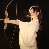 Children's Bow and Arrow Toy Traditional Bamboo Wooden Bow and Arrow COS Adult Performance Props Bow