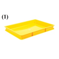 Plastic Cake Tray / Bread Tray / Bakery Tray / Food Tray / Yellow Tray