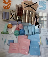 （$60起包郵）Laneige $2起 sample 6月價錢多款多件最新最齊 （cleanser / emulsion / toner / skin refiner / serum / cream 