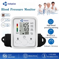 Indoplas Blood Pressure Digital Monitor Rechargeable Smart Voice Automatic Bp Monitor Digital