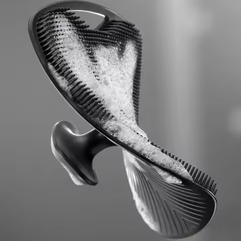 Soft Silicone Body Cleansing Brush For Exfoliation Convenient Practical Easy To Clean Pamper Yoursel