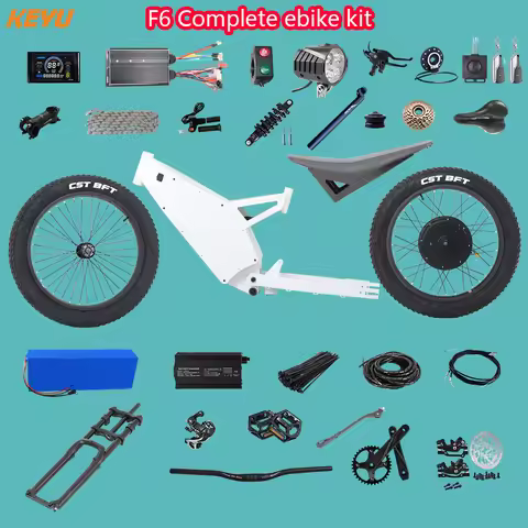 KEYU F6 enduro ebike kit 60V 3000W Electric motorcycle Complete ebike kit conversion electric bike s