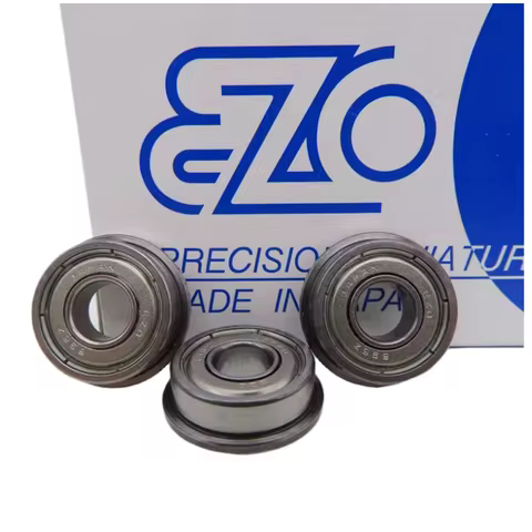 10pcs/50pcs Japan EZO flange bearing F696ZZ 6*15*5mm RF-1560ZZ precision miniature bearings F696 F69