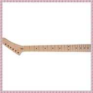 (MYRG) 22 Fret Maple Banana Electric Guitar Neck Dot Inlay for Parts Replacement