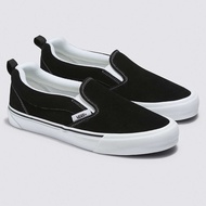 VANS KNU SLIP ON BLACK TRUE WHITE  (สินค้ามีประกันแท้)