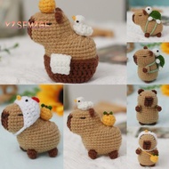 LONFENG Crochet Stuffed Animal Kit, Handmade with Crochet Hooks Capybara DIY Crochet Kit,  Beginner 