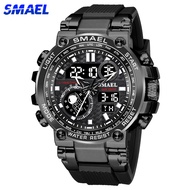 SMAEL 1803B Alloy Cool Men's Sport Watches Military Digital Quartz Watch Waterproof 50M Swimming Clock Army Men Wristwatches