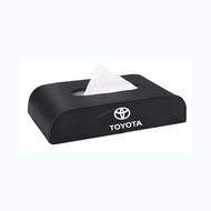 Toyota Car Tissue Box Holder Organizer Leather Vios 2023 Accessories 2024 GR Sport Corolla Cross Alt