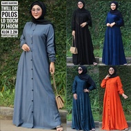 gamis twill ori pekalongan/Gamis Twill polos best seller/gamis wanita