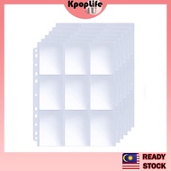 Sleeves 4/9 Pocket A4 Photocard Binder Kpop Photocard Idol photocards Game Card Trading Card Sleeve 