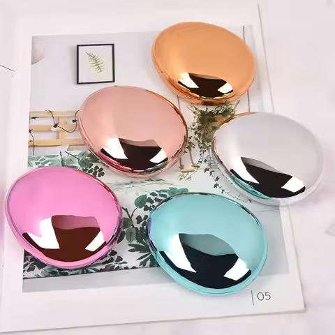 New Thin Contact Lenses Case for Glasses Colored Lenses for Eyes Glasses Case Exquisite Glossy Cobbl