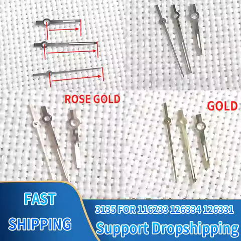 Watch Parts Cal 3135 movement hand Date 116234/126334/126331/116233 Watch Hand Set Part Silver/gold/