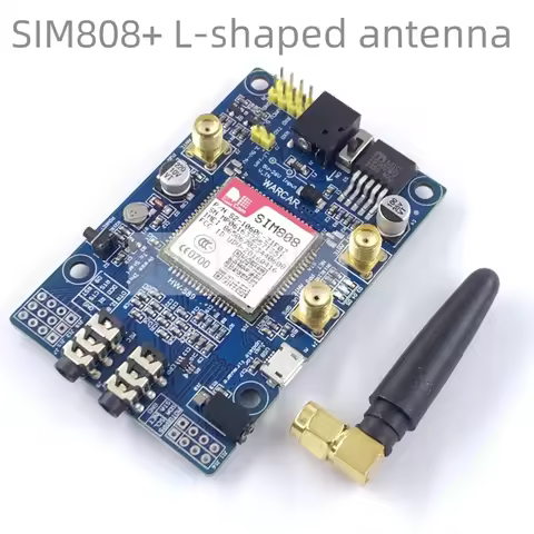 1Pcs SIM808 Module GSM GPRS GPS Development Board IPX with GPS Antenna for Arduino Raspberry Pi Supp