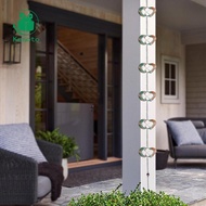[Kesoto] Rain Chain for Replacing Downspouts, 78.7 Inches Long, for Backyard Outdoor Roofs