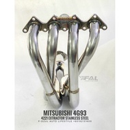 FAL Precision Mitsubishi 4G93 DOHC SOHC MIVEC 4221 Stainless Steel Extractor