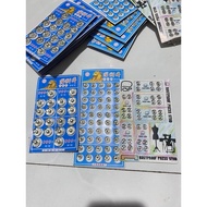 Button blister packs, large blister packs, small blister packs, small blister packs of 50