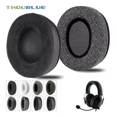 THOUBLUE Replacement Ear Pad for Razer BlackShark V2 X, V2 Pro, Stereo, Kaira Pro Headphone Earmuffs