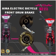 AIMA ELECTRIC BICYCLE FRONT DRUM BRAKE AND CABLE BRAKE