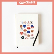 Grid Crabit Notebuck Notebook - Square Grid - City Cat
