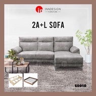 S5010 3 SEATER L SHAPE SOFA / UPHOLSTERY FABRIC