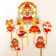 Imlek TOPPER / CUPCAKE IMLEK TOPPER / NEW IMLEK CAKE TOPPER / PREMIUM CAKE TOPPER / CAKE TOPPER / CA