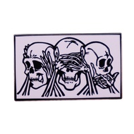 Ignore It, Ignore It, Ignore It, Ignore It, Ignore It, Ignore It Brooch Skull Skull Badge Jacket Shi