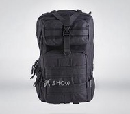 武SHOW 3P 攻擊背包 黑( 槍盒 槍箱 槍袋 槍包 旅遊 登山 烤肉 露營 肩包 書包 背包 後背包 生存遊戲 