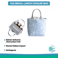 Lunch Cooler Bag Bento Bag Food Channel Aluminum Import OOS 751