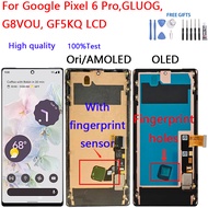 For Google Pixel 6 Pro,GLUOG, G8VOU, GF5KQ LCD Display Touch Screen Digitizer Glass Assembly Repair 