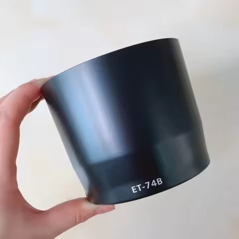 ET-74B Reversible Lens Hood Compatible with Canon RF 100-400mm F5.6-8 EF 70-300mm f/4-5.6 Lens for C