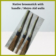 ▦ ✓ ۩ Walis tingting with handle  Metro aid walis,Native walis tingting with handle,Walis tingting