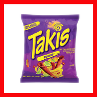 Takis Fuego Hot Chili Pepper & Lime Tortilla Chips 40oz ขนม ขนมแท่ง ขนมข้าวโพด  (ห่อใหญ่ 113g)