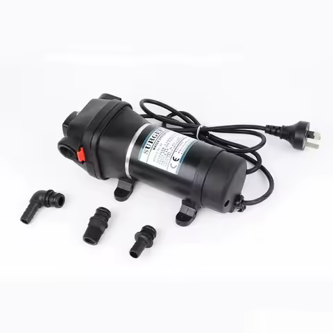 12L/min Lift 20m 35PSI 110V 220V Household Large Flow Automatic Pressure Switch Mini Electric Diaphr
