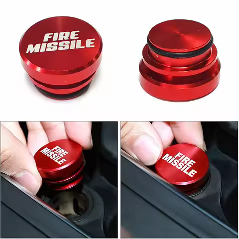 Billet Aluminum Cigarette Lighter Plug Delete Fitment Universal Fit Most Auto with EJECT