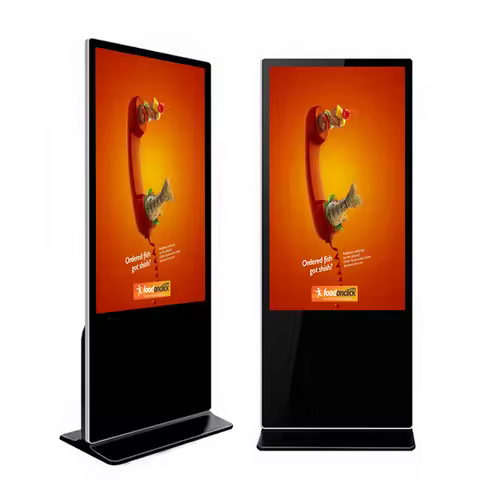 43 Indoor Stand Pavilion Marketing Touch Screen Advertising Display Totem TV Digital Signage
