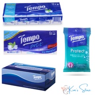 Tempo Protect Wet Wipes Wet Wipes Wet Wipes 10pcs (10 Sheets) / Random Smell TEMPO Tissue