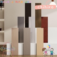 CHIHIRO Skirting Line, Wood Grain Windowsill Floor Tile Sticker, Living Room Self Adhesive Waterproof Waist Line