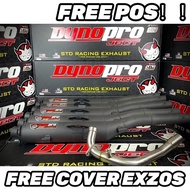 🔥 DYNO PRO Cutting Std Exhaust 35mm 32mm 28mm Y15ZR Y15 LC135 LC4S LC5S DYNOPRO Standard Exzos Ekzos