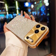 Case iphone 17 161 5 14 13 promax pro glitter gold plating