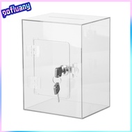 Transparent Piggy Bank Durable Piggy Bank Clear Acrylic Piggy Bank with Key – Large Capacity Transpa
