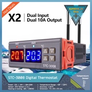 Stc-3008 Dual Display Two-Way Thermostat Temperature Controller NTC
