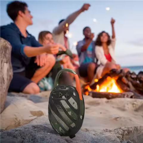 TPU Transparent Case Protective Case Sleeve Anti-Scratch Transparent Speaker Shell for JBL CLIP 5 Bl