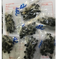 50 NPN-plugged A42 Transistors