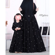 Bella DRESS - ELBORN BLACK - BASIC VISCOSE BY ATELIER ANGELINA