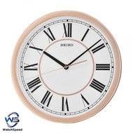 Seiko QXA665P Rose Gold Tone Analog White Dial Wall Clock
