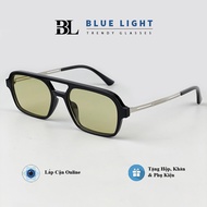 [Mã LAZXuhuong01 giảm 20K /149K] Kính Râm Kính Mát Nam Nữ GM Dáng Vuông Nhỏ Mắt Vàng Xanh Ombre Đen 
