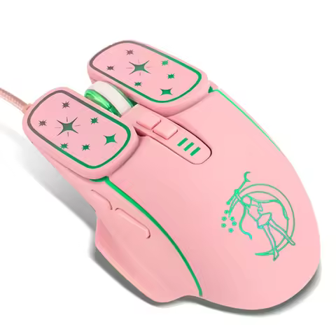 UTHAI DB71 Wired RGB 7200DPI Gaming Optical Mouse Ergonomic Mouse for Apple Android Lenovo Computer 