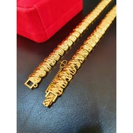 Gelang Pulut Dakap 1cm Emas Bangkok