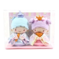 Japan Sanrio - Little twin stars 日版 日本港版 女兒節 毛公仔 一對裝 娃娃 裝飾 擺設 玩偶 布偶 雙子星 kiki lala 2021版